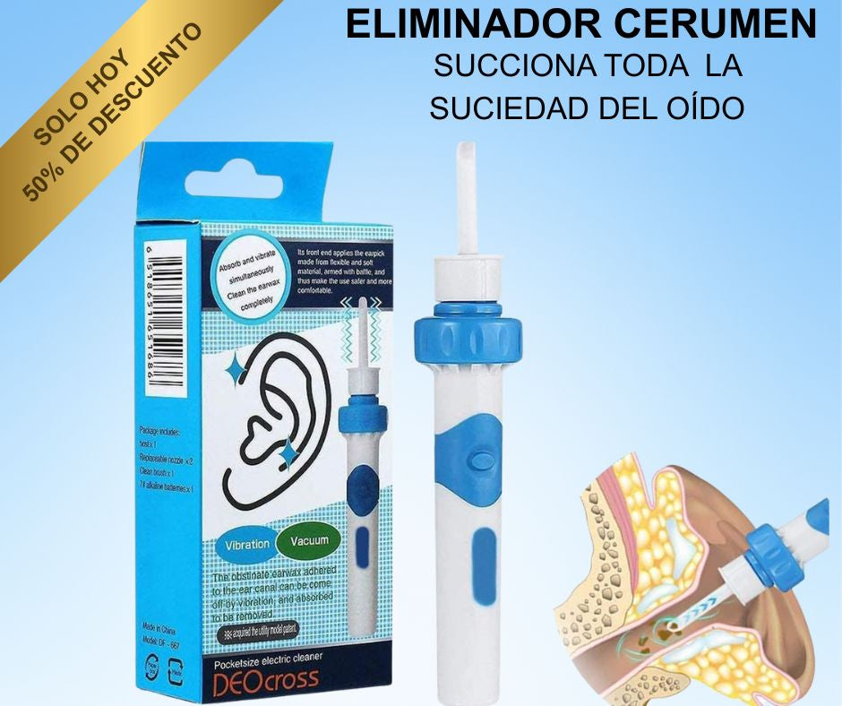Eliminador de cerumen