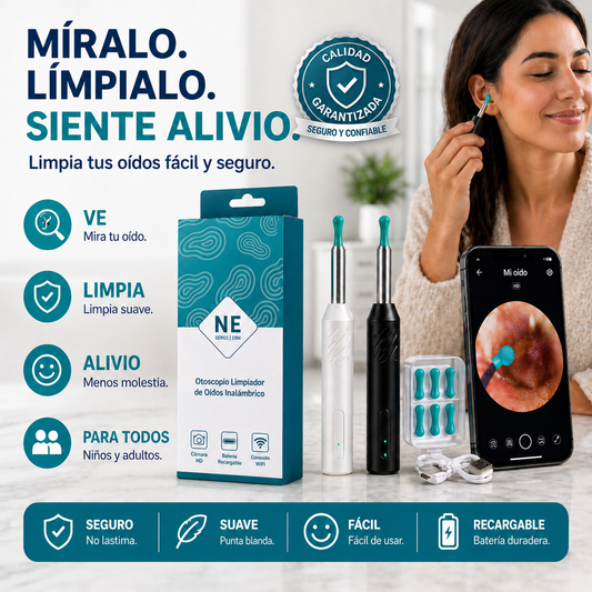 ¡Elimina la Sensación de Oído Tapado en Minutos sin usar bastoncillos peligrosos! Con  Earpick™