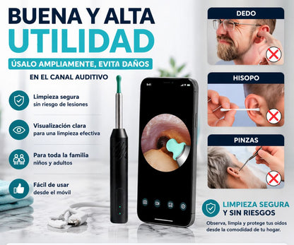 ¡Elimina la Sensación de Oído Tapado en Minutos sin usar bastoncillos peligrosos! Con  Earpick™